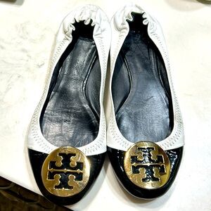 Tory Burch Claire Cap Toe Ballet Flat